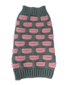 Pet Life Fashion Weaved Heavy Knit Designer Ribbed Turtle Neck Dog Sweater