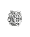 PANDORA SILVER CZ LACE OF LOVE RING