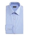 Tom Ford Light-blue Slim-fit Cotton-poplin Shirt