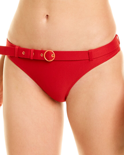 Solid & Striped The Rachel Bikini Bottom In Red