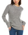 Theory Speckled Alpaca-blend Crewneck Sweater In Grey