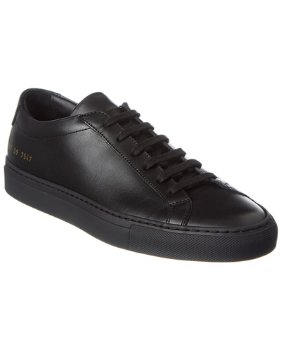 Common Projects Trainers Original Achilles Low Leather In Black