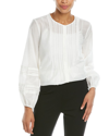 Kobi Halperin Marika Silk-blend Blouse In White