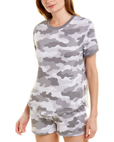 Kensie Short Sleeve T-shirt In Grey