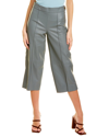 VINCE LEATHER CROP WIDE PANT