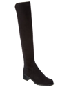 Stuart Weitzman Eloise 30 Suede Boots In Black