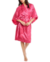 Natori Decadence Jacquard Satin Robe In Nocolor