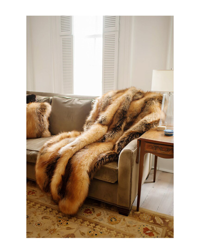 Donna Salyers Fabulous-furs Faux Fur Throw In Nocolor