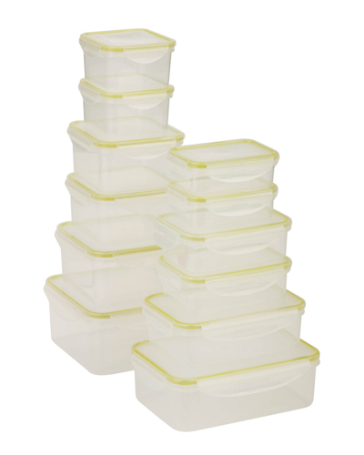 Honey-can-do Snap-tab 12pc Food Storage Set In Nocolor