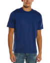 Bugatchi Short Sleeve Crewneck T-shirt In Blue