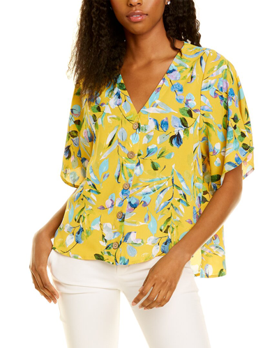 Adyson Parker V-neck Top In Yellow