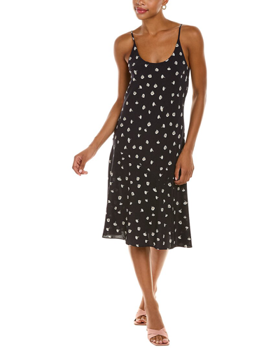 Rag & Bone Eva Floral-print Jacquard Dress In Black