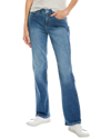 Nydj Relaxed Distressed Straight Leg Jeans In Nocolor