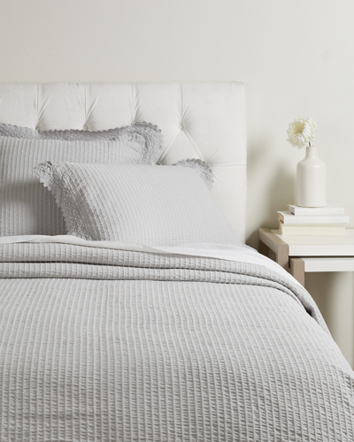 Belle Epoque Shelly Romance Coverlet Collection In Gray