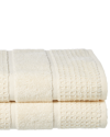 APOLLO TOWELS APOLLO TOWELS SET OF 2 TURKISH WAFFLE TERRY BATH TOWELS
