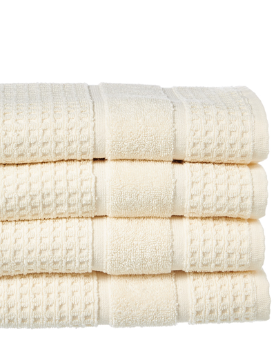 Apollo Towels Set Of 4 Turkish Waffle Terry Hand Towels