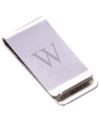 Bey-berk Monogrammed Silver Plated Money Clip, (a-z)