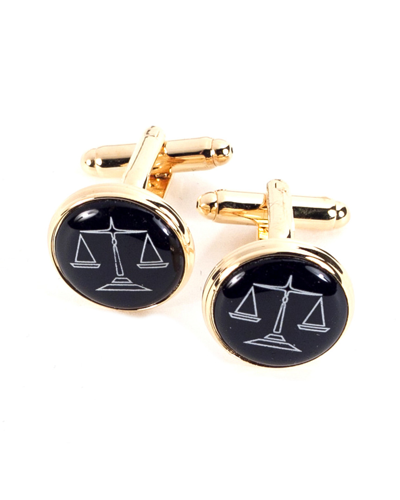 Bey-berk Scales Set Of 2 Cufflinks