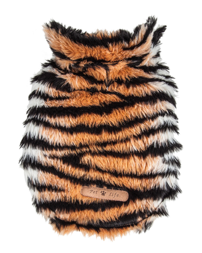 Pet Life Luxe Tigerbone Dog Jacket In Nocolor