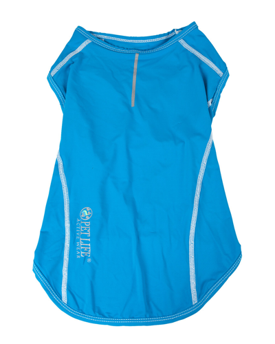 Pet Life Active Racerbark Dog Tank Top In Blue
