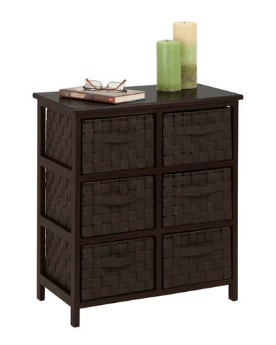 Honey-can-do 6-drawer Storage Chest In Nocolor