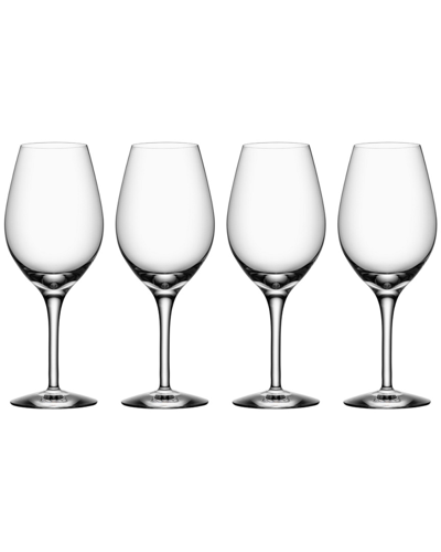 Orrefors More Set Of 4 Wine Glasses In Nocolor