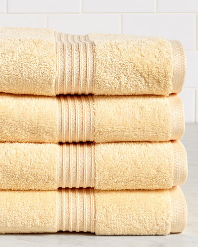 Superior Solid Absorbent 4pc Bath Towel Set