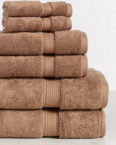 Superior Highly Absorbent 6pc Ultra Plush Solid Towel Set
