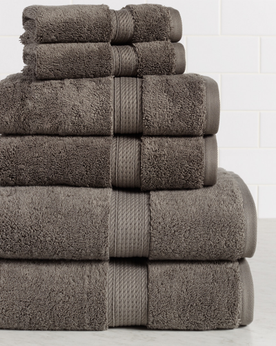 Superior Highly Absorbent 6pc Ultra Plush Solid Towel Set