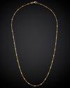 Italian Gold 14k  Bar & Link Necklace In Nocolor