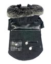 Pet Life Ruff Choppered Denim Fashioned Wool Pet C