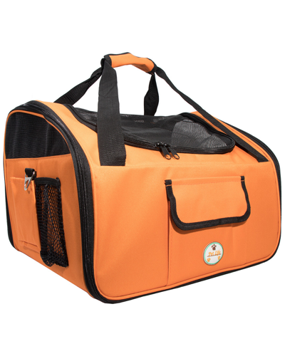 Pet Life Ultra Lock Pet Car Seat Carrier In Orange