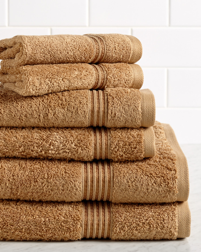 Superior Solid Soft 6pc Absorbent Towel Set In Nocolor
