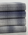 Belle Epoque Plaid Flannel Sheet Set In Nocolor