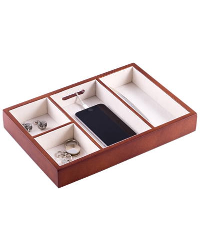 Bey-berk Wood Open Jewelry Boxes In Nocolor