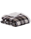 EDDIE BAUER EDDIE BAUER EDGEWOOD PLAID FLANNEL SHERPA THROW