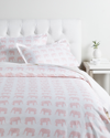 MELANGE MÉLANGE HOME 400TC ELEPHANT DUVET SET