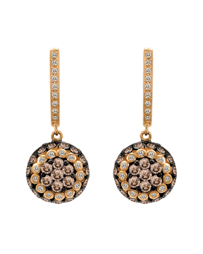 Le Vian 14k Rose Gold 1.70 Ct. Tw. Diamond Drop Earrings