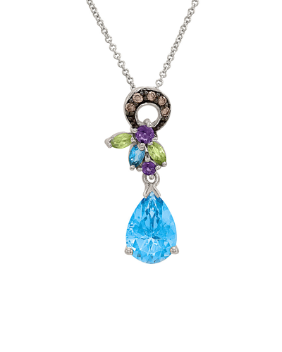 Le Vian 14k 3.14 Ct. Tw. Diamond & Gemstone Necklace