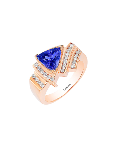 Le Vian 14k Rose Gold 1.81 Ct. Tw. Diamond & Tanzanite Ring