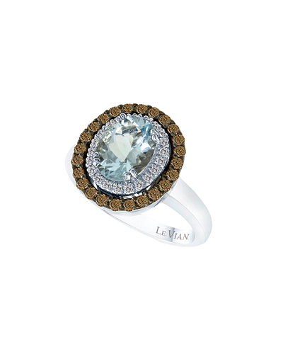 Le Vian 14k 1.91 Ct. Tw. Diamond & Aquamarine Ring