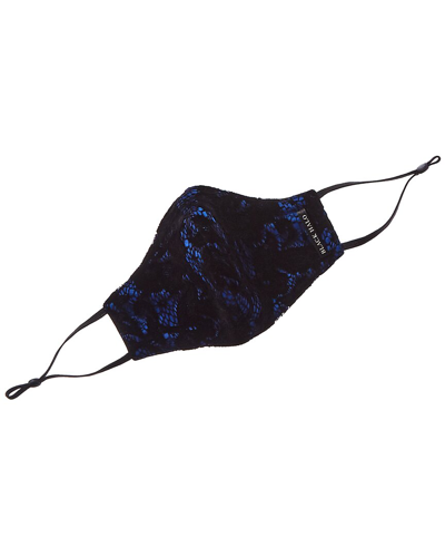 Black Halo Cloth Face Mask In Black