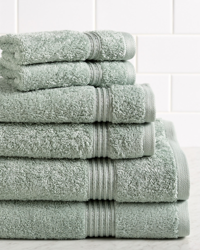 Superior Solid Soft 6pc Absorbent Towel Set