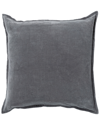 Surya Cotton Velvet Decorative Pillow In Nocolor