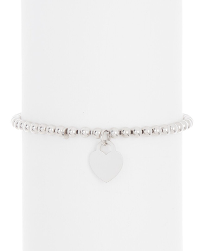 Adornia Silver Ball Bead Bracelet In Nocolor