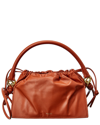 Yuzefi Bom Leather Shoulder Bag In Brown