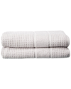 APOLLO TOWELS APOLLO TOWELS TURKISH WAFFLE TERRY SET OF 2 BATH TOWELS