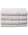 APOLLO TOWELS APOLLO TOWELS TURKISH WAFFLE TERRY SET OF 4 HAND TOWELS