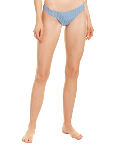 Onia Shimmer Rib Lily Bottom In Blue