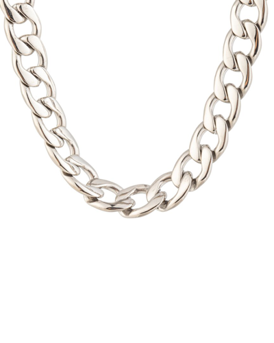Eye Candy La Eye Candy Los Angeles The Luxe Collection Titanium Omidi Necklace In Neutral
